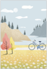 Picture of Scandi Bike | Framed Wall Art