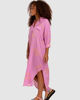 Picture of Mundra Shirt Dress - Fuscia | Boom Shanker