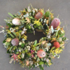 Large Native Wreath with Native Flowers