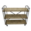 Chic Industrial 3 Shelf Trolley