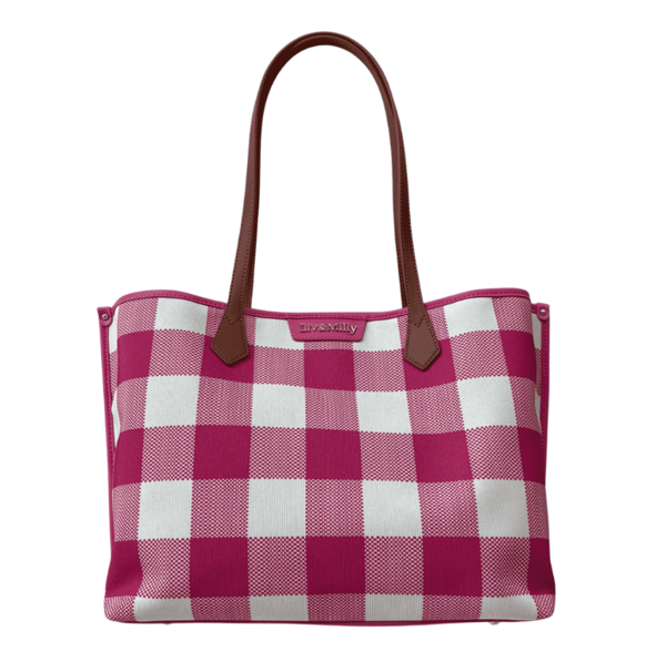 Capri - Pink & White Gingham | Liv & Milly