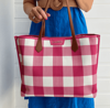 Capri - Pink & White Gingham | Liv & Milly