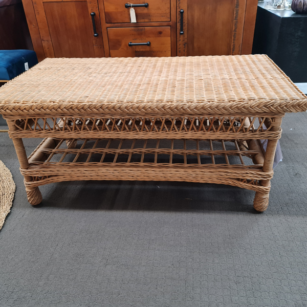 Balmain Coffee Table | Distressed Baltic Rattan