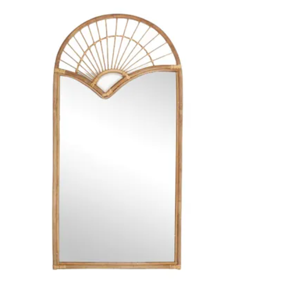 Kartika Rattan Mirror | Natural