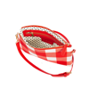 Capri - Red & White Gingham Crossbody (Small) | Liv & Milly