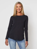 Long Sleeve Tee - Navy | Gordon Smith