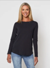 Long Sleeve Tee - Black | Gordon Smith