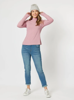 Courtney Mock Neck Skivvy - Musk | Threadz