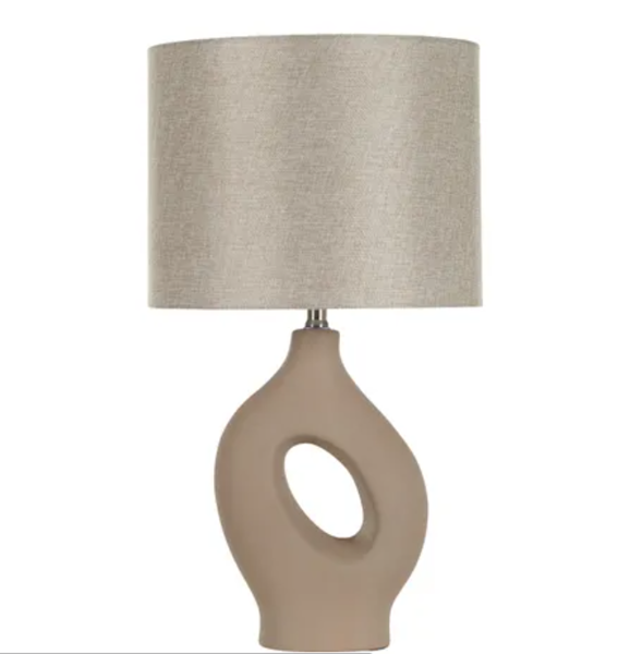 Linus Ceramic Table Lamp | Natural