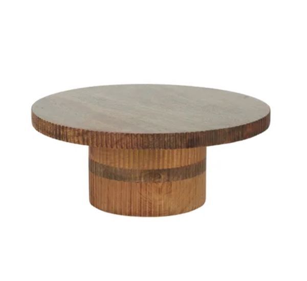 Ulla Wood Cake Stand | Natural