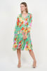 Molly Dress - Guildford Print Green | Naudic