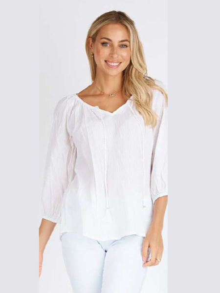 Rhodes Top - White | Lula Life