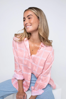 Boyfriend Linen Shirt  - Strawberry and Cream Ribbon Check  | The Hut