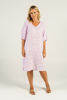 Linen Spot Dress - Pink Lily | Seesaw