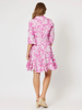 Amour Cotton Print Dress - Pink | Threadz