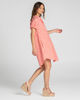 Josie Shirt Dress - Red Juno | Boom Shanker