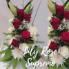 Lily Rose Supreme - Red Roses & White Lillies