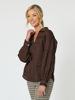 Eliza Linen Shirt - Chocolate  | Gordon Smith