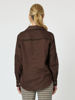 Eliza Linen Shirt - Chocolate  | Gordon Smith