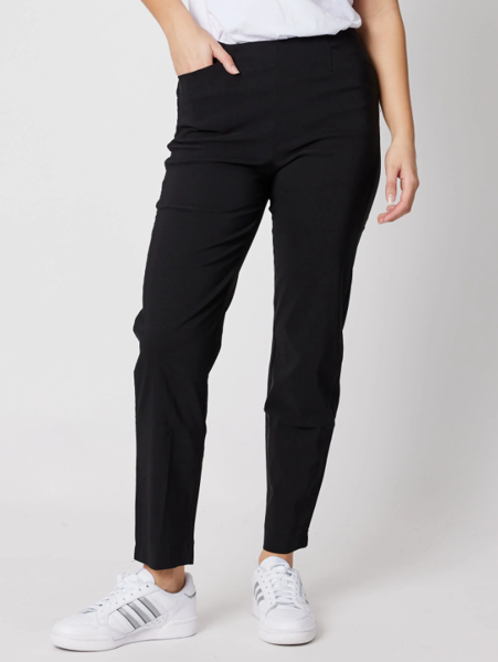 Stretch Full Length Bengaline Pant - Black | Threadz