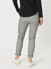 Crystal Check Jogger Pant - Silver | Threadz