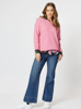 Georgia High Rise Wide Leg Jean - Denim | Threadz