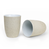 Granite Lattes -White (Set of 2) | Robert Gordon