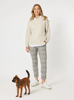 Cara Check Pant - Toffee | Threadz