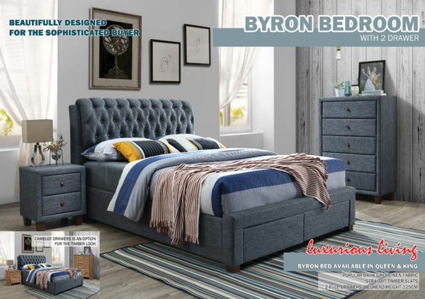 Picture of Byron Queen Bed Frame