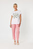 Sarah Rib Waist Linen Pant - Carol  | Gordon Smith