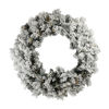 Montana PVC Wreath 100 LED Warm White | 90cm