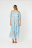 Malaba Off The Shoulder Dress - Blue | Hammock & Vine