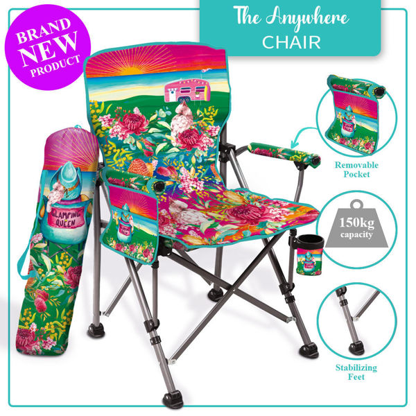 Camp Chair - Glamping Queen | Lisa Pollock