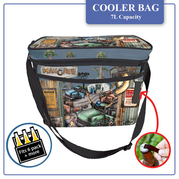 Cooler Bag - Man Cave | Lisa Pollock