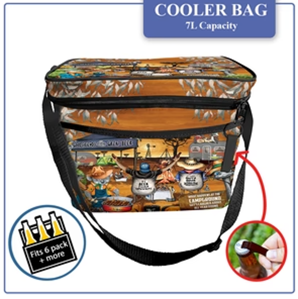 Cooler Bag - Campfire Beers | Lisa Pollock