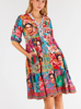 Frida Tiered Dress - Multi | Lula Life