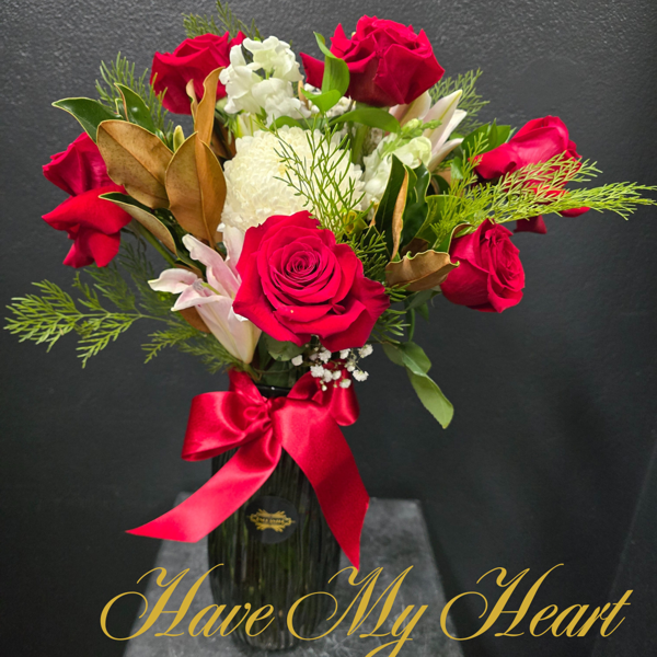 Have My Heart | With 6 Red Roses