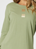 Be Square Long Sleeve Top - Kahki | Threadz