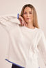 Cable Knit Sweater - Winter White | Seesaw