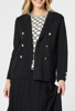 Lucy Knit Jacket - Black | Gordon Smith