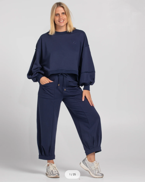 Guru Sweater - Navy | Boom Shanker