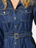 Cape Town Denim Button Dress - Denim | Gordon Smith