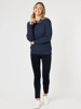 Harper Slim Leg Cord Pant - Navy | Gordon Smith